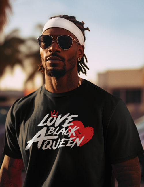 Love A Blk Queen-Men